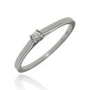 Fehér arany gyűrű 58-as méret - B42606